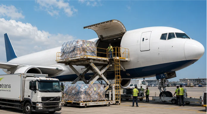 Air freight loading operations